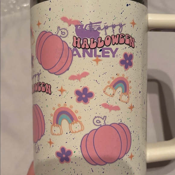 Stanley Cream Speckle Travel Mug - Picture 5 of 5